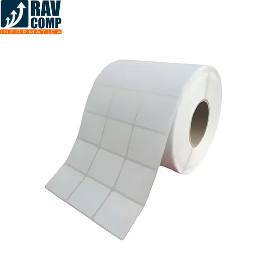 Rollo de Etiquetas Térmicas Adhesivas 30x40 Blanca