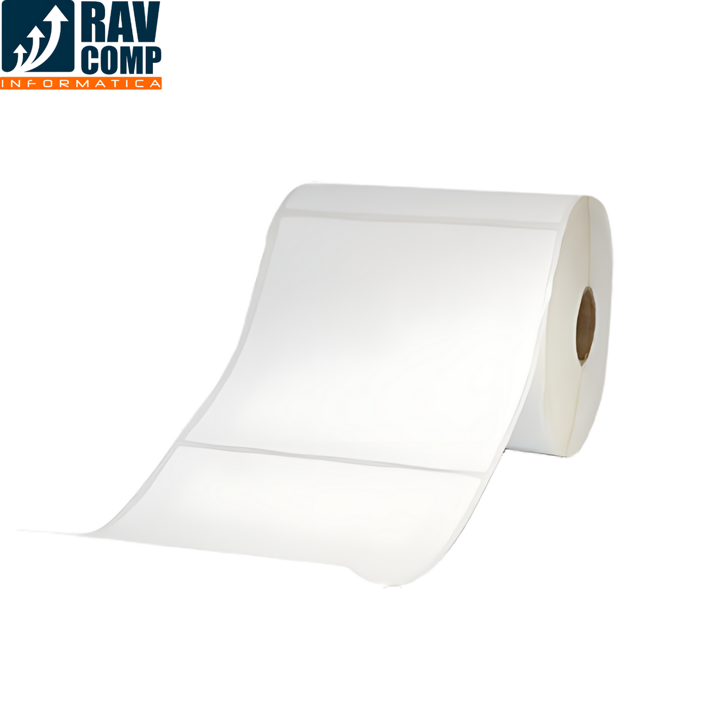 Rollo de Etiqueta Térmica Adhesiva 100x50 Blanca