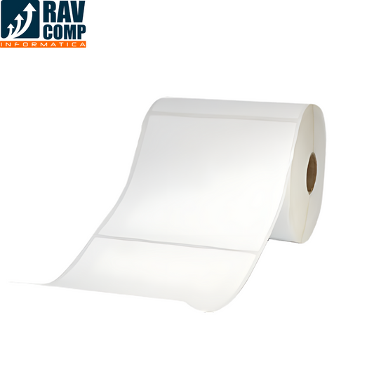 Rollo de Etiqueta Térmica Adhesiva 100x50 Blanca