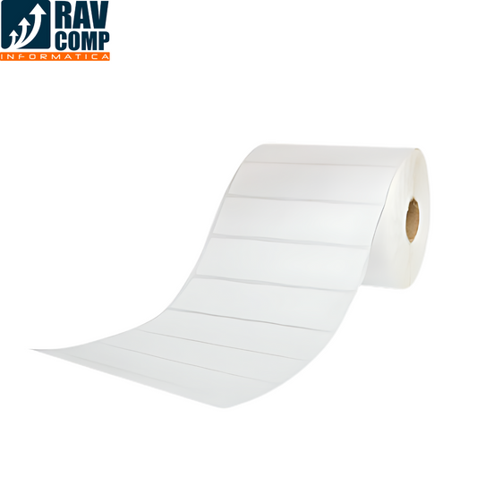 Rollo de Etiquetas Térmicas Adhesivas 100x25 Blanca
